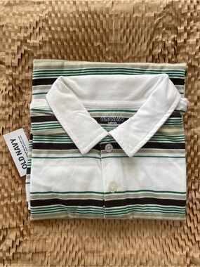 Old Navy Oversized Striped Polo Shirt for Boys